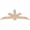 Ekena Millwork Davenport Smooth Timber Gable Bracket, Douglas Fir, 60"W x 30"H x 1 1/2"D x 5 1/2"F, 12/12 Pitch GBW060X30X0206DAV00SDF - alternate 4